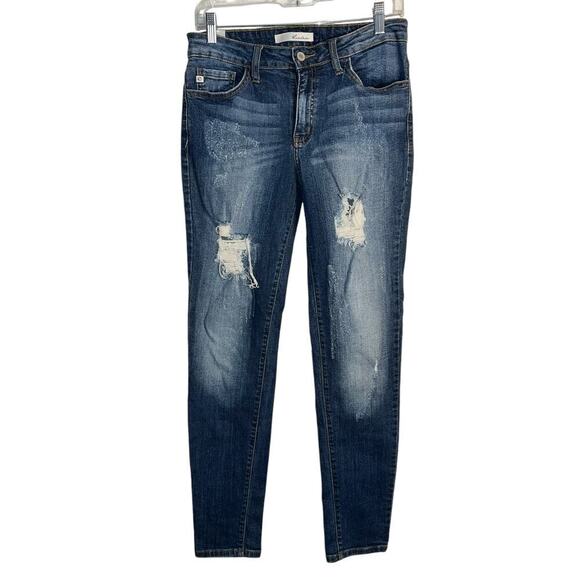 KanCan Distressed Skinny Jeans | Junior’s Size 9 - Picture 6 of 6